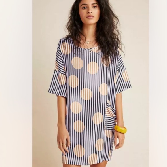 Anthropologie Corey lynn caller dotted tunic new - Picture 1 of 6